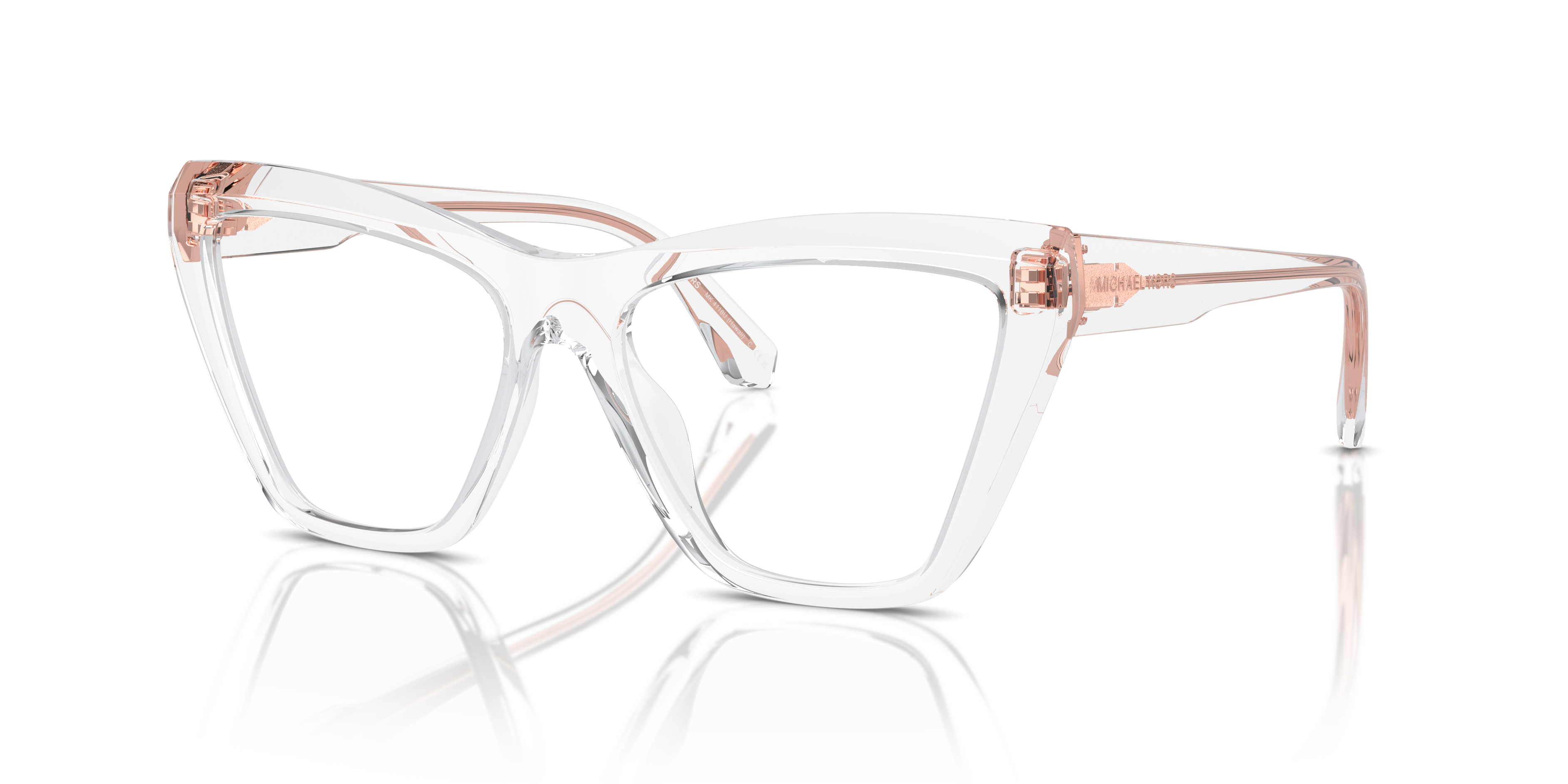 Occhiali da Sole Michael Kors Hawaii Rose Transparent - Donna Original