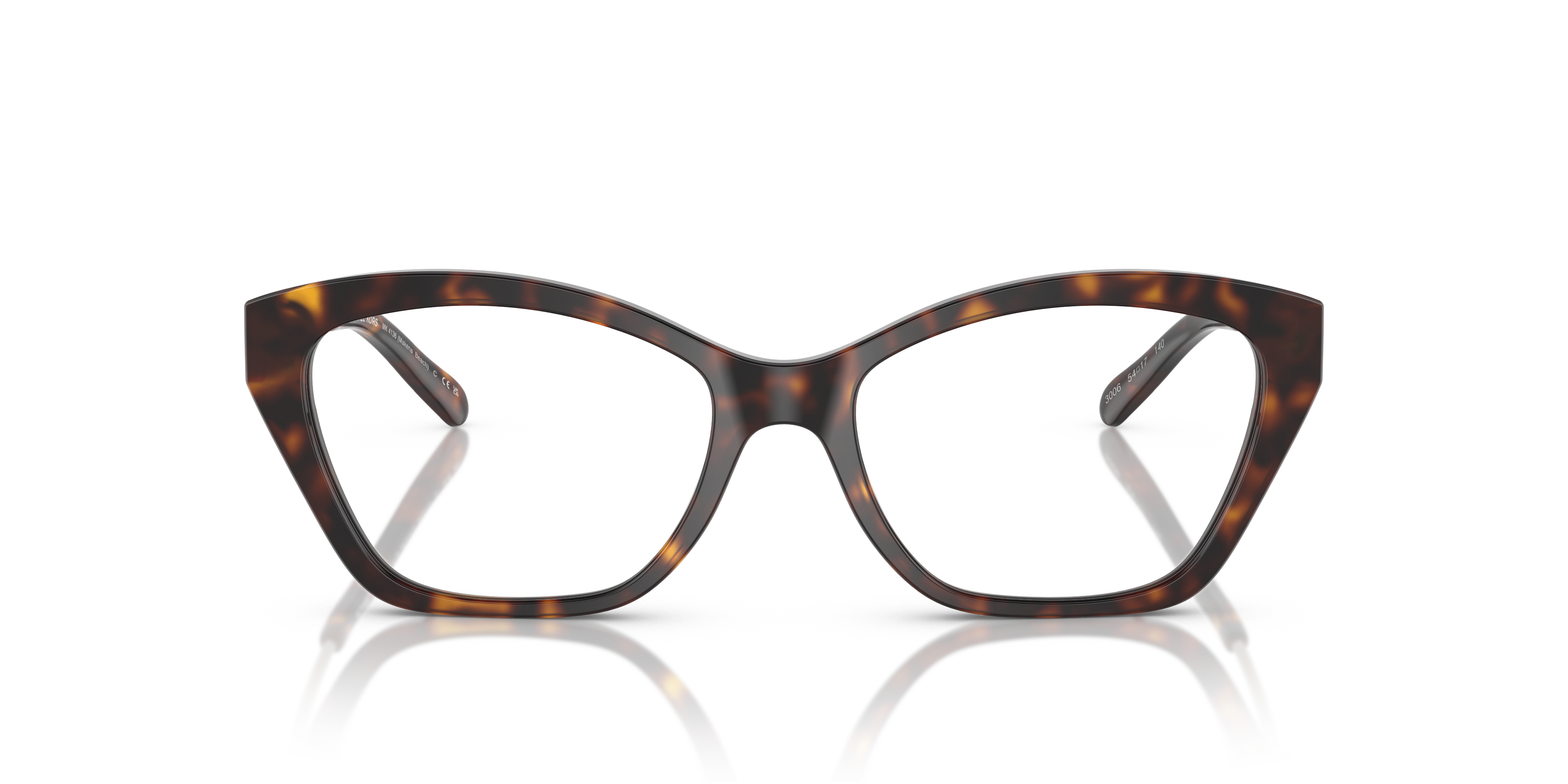 Occhiali da Sole Michael Kors Makena Beach Dark Tortoise Donna - 0MK41