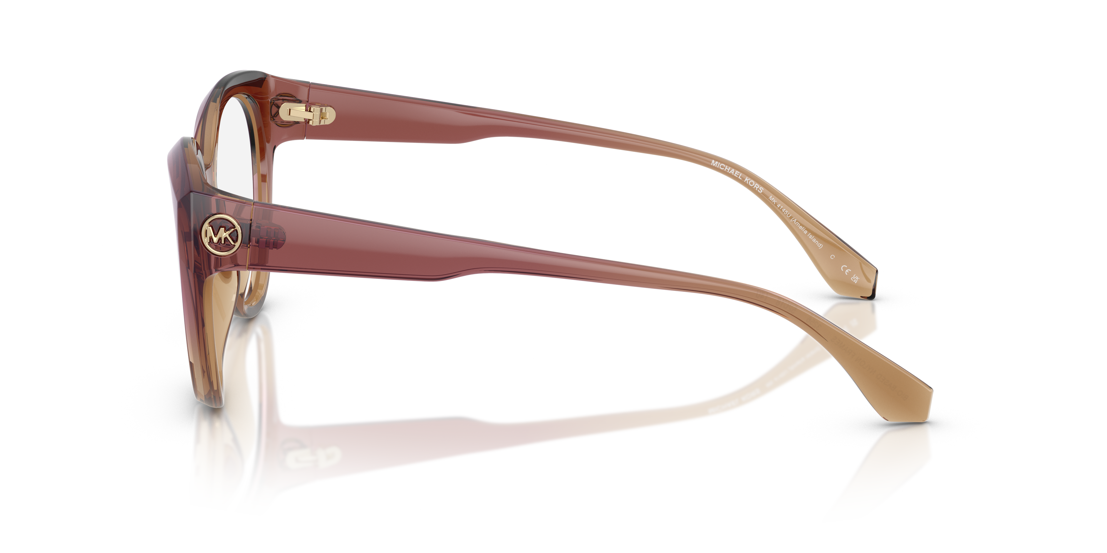 Occhiali da Sole Michael Kors Amelia Island Dusty Rose Light Brown