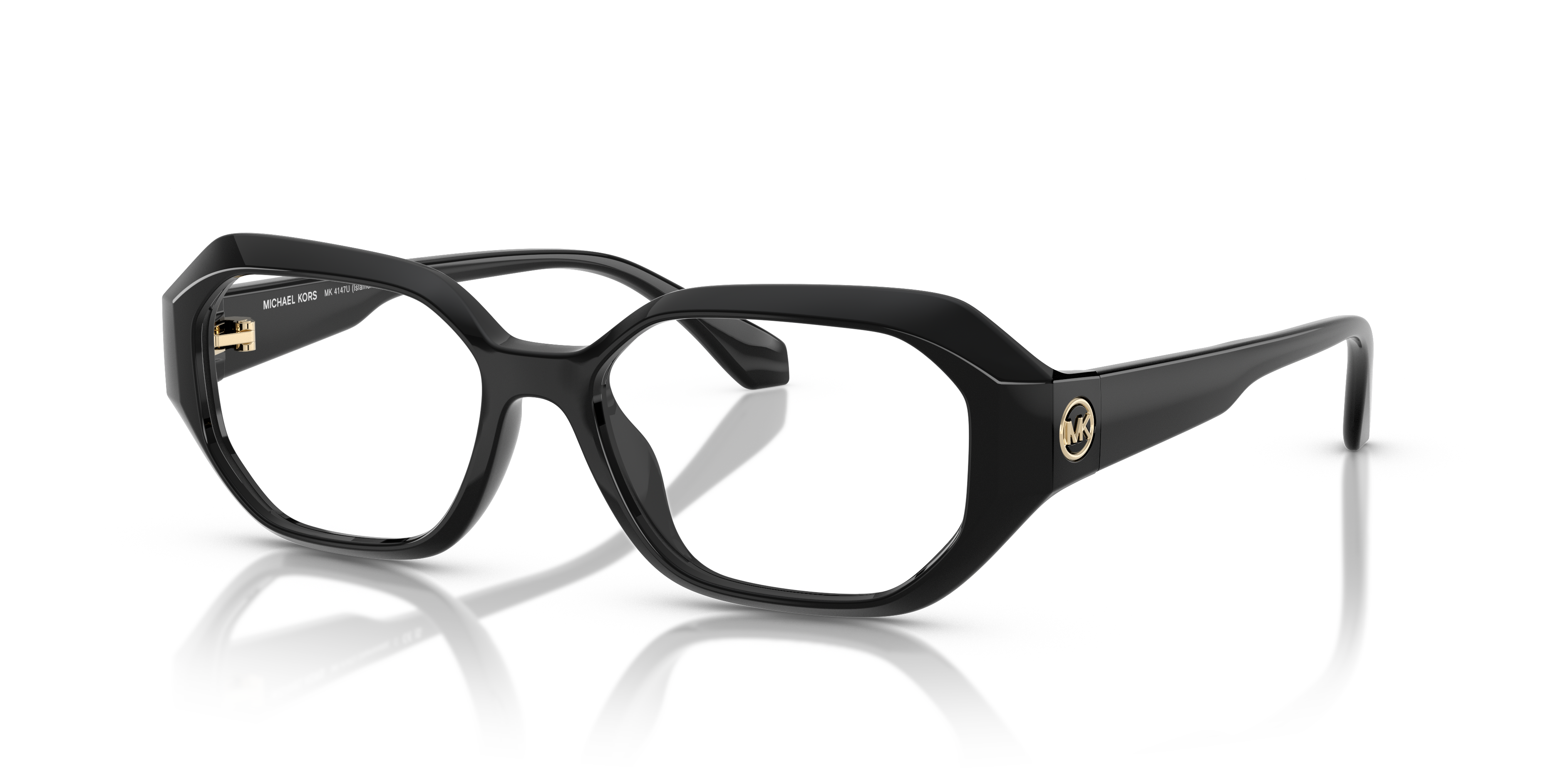 Occhiali da sole Michael Kors Islamorada 0MK4147U neri da donna con montatura in acetato lucido