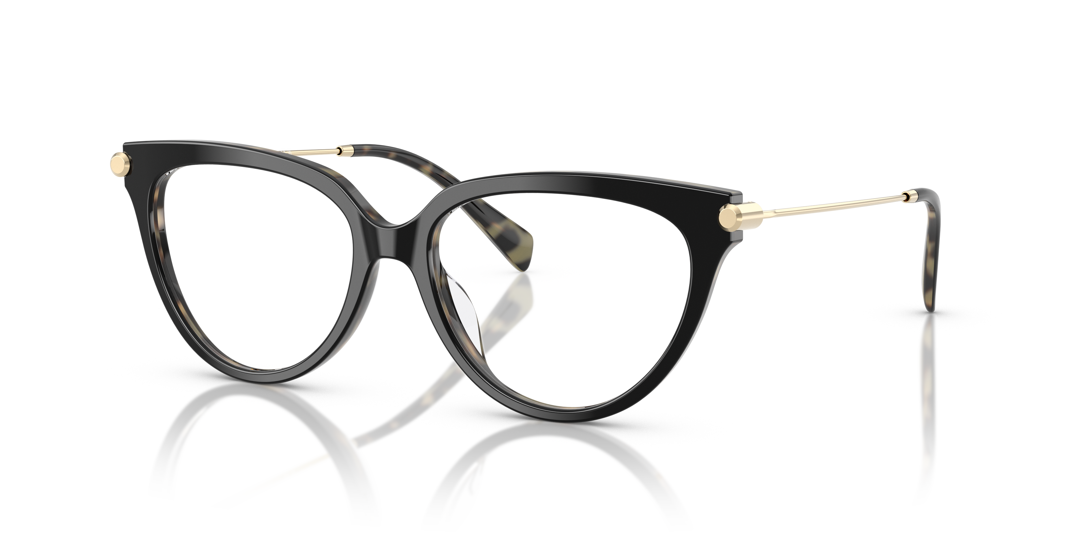 Occhiali da sole Michael Kors 0MK4151U Windham Black/Amber Tortoise per donna, vista frontale su sfondo bianco