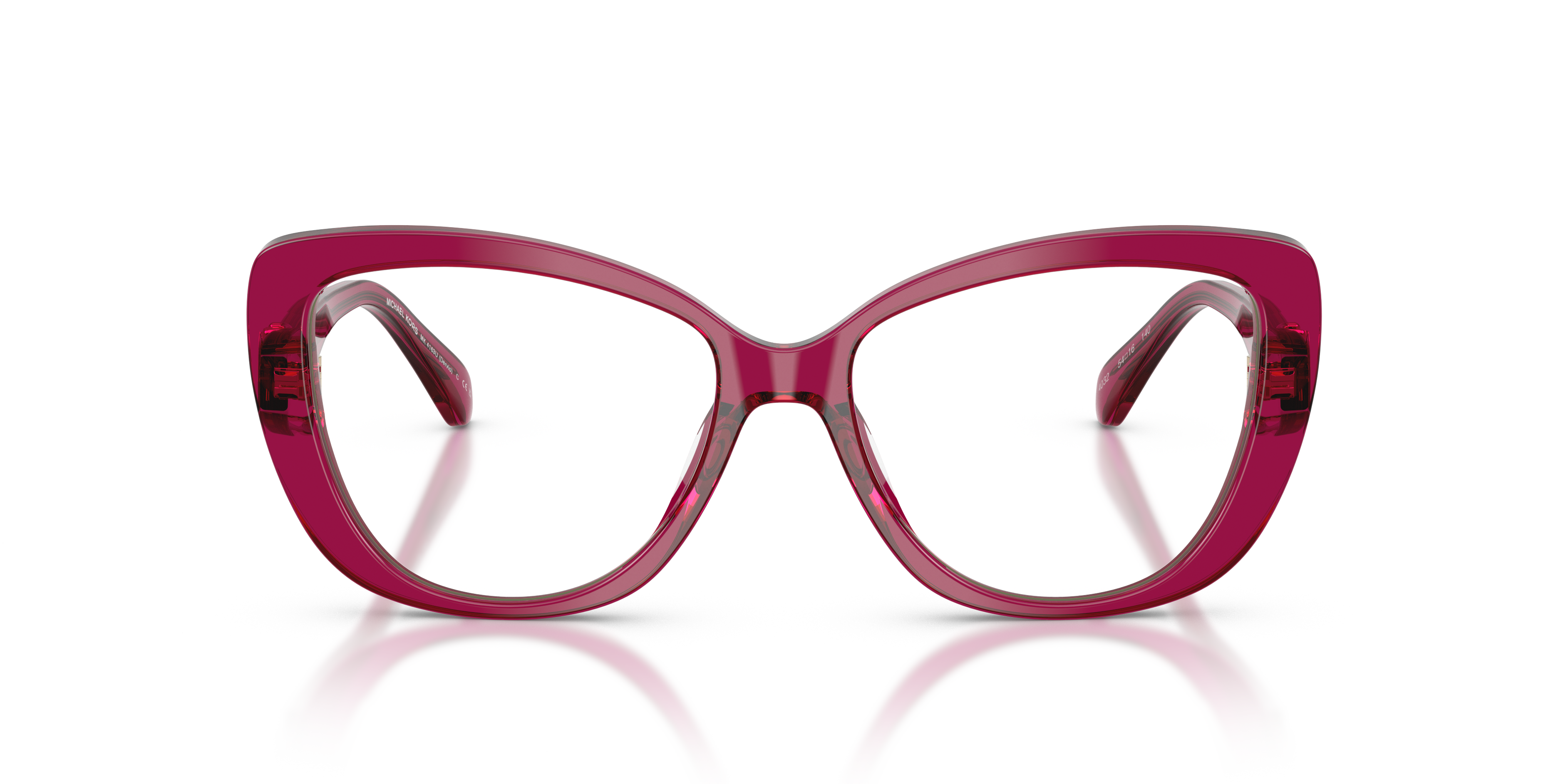 Occhiali da Sole Michael Kors Dervio 0MK4163U Donna Transparent Plum