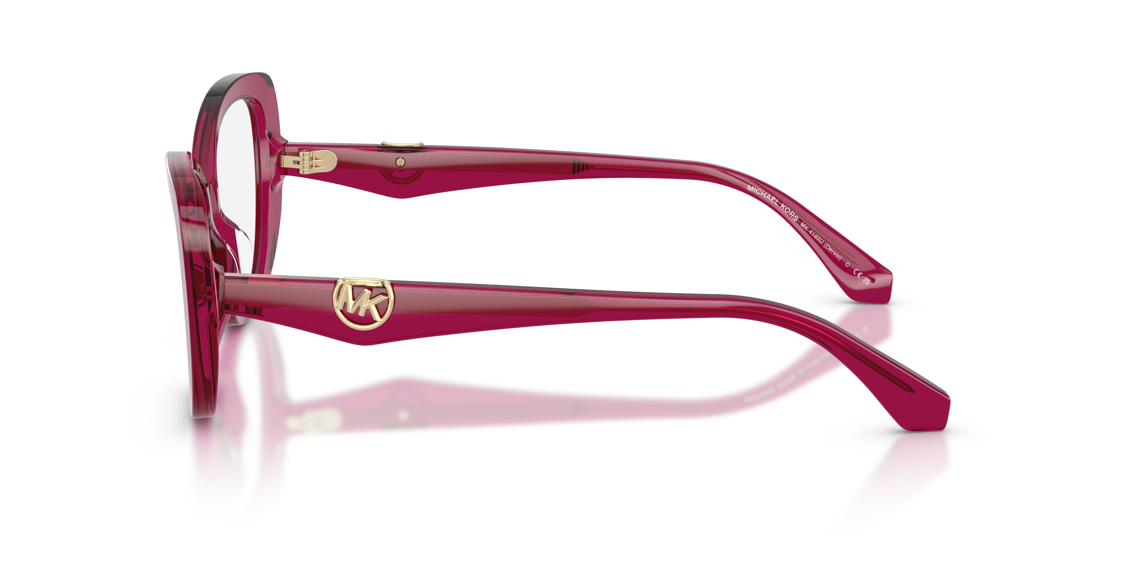 Occhiali da Sole Michael Kors Dervio 0MK4163U Donna Transparent Plum