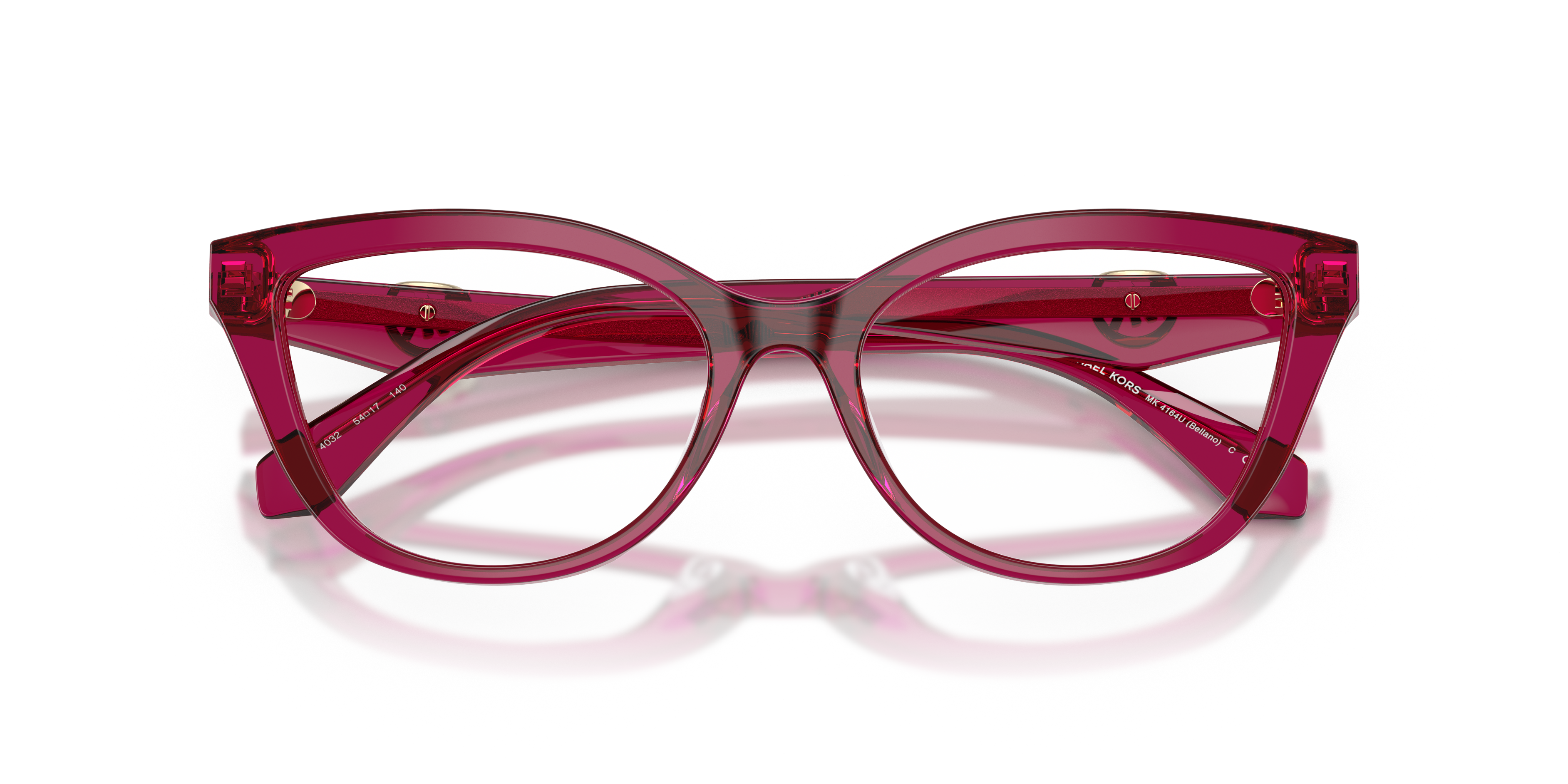 Occhiali da sole Michael Kors Bellano 0MK4164U da donna nel colore Luggage Tortoise, montatura cat-eye in acetato.