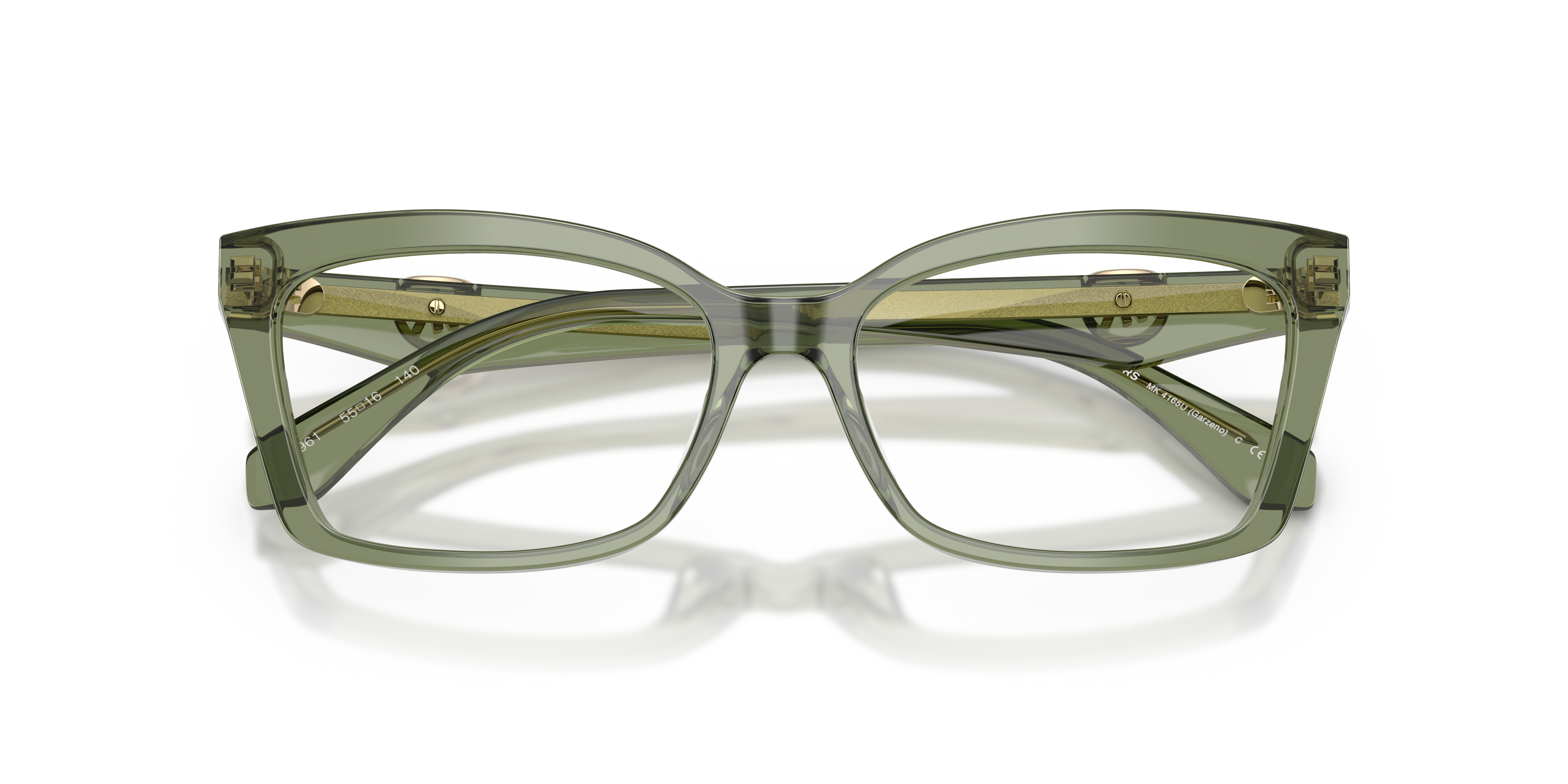 Occhiali da sole Michael Kors 0MK4165U GARZENO da donna neri, montatura in acetato lucido e lenti scure, mostrati su sfondo n