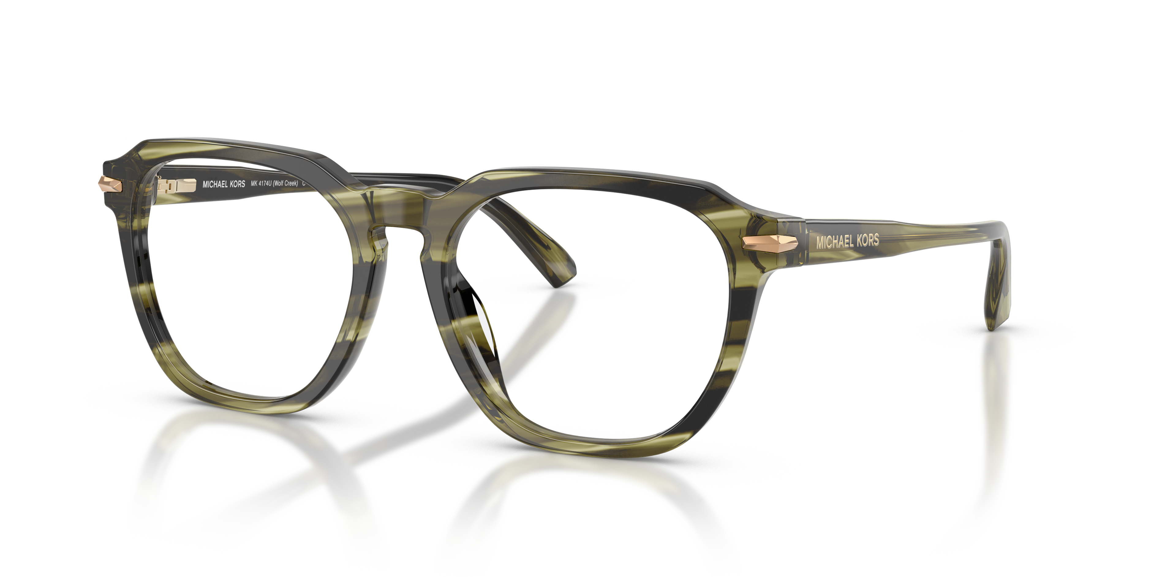 Occhiali da Sole Michael Kors Uomo Wolf Creek Brown Horn Originali