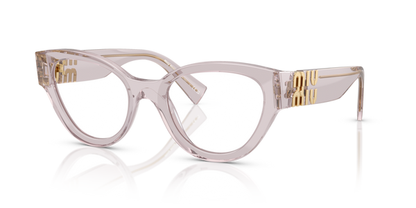 Miu Miu 0MU 01VV - Occhiali da Vista Donna Transparent Mauve