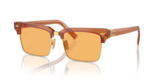 Occhiali da Sole Miu Miu MU 10ZS Donna Caramel Transparent