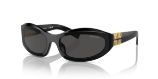Occhiali da Sole Miu Miu MU 14ZS Neri Donna: Eleganza Felina Autentica