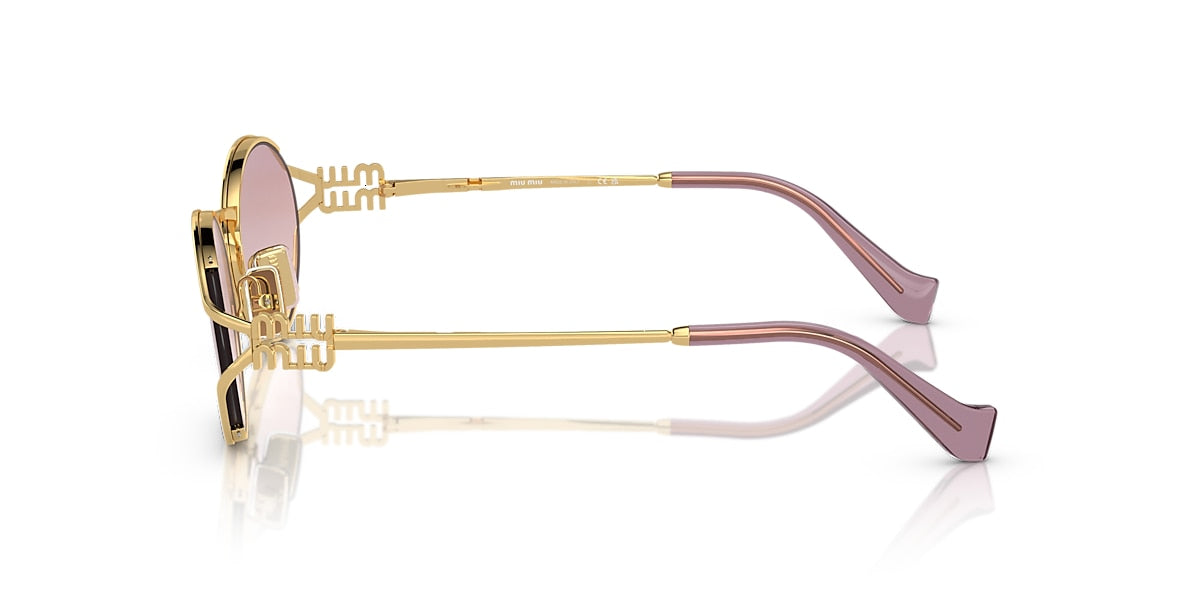 MIU MIU MU 52YS - 5AK06S GOLD | WOMEN'S SUNGLASSES 