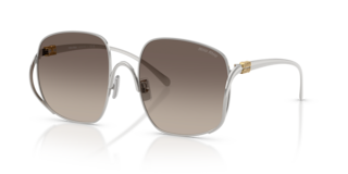 Miu Miu MU A57S Occhiali da Sole Silver Donna | Stile Unico