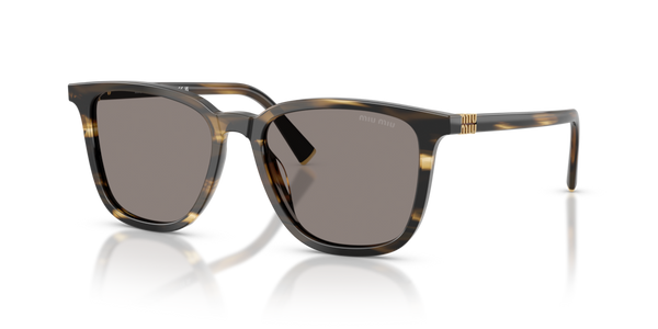 Occhiali da Sole Miu Miu 0MU B03S Donna Striped Loden Originali