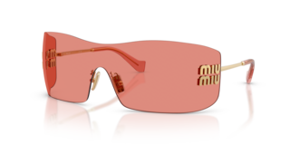 Miu Miu 0MU B53S Oro | Occhiali da Sole Donna Autentici