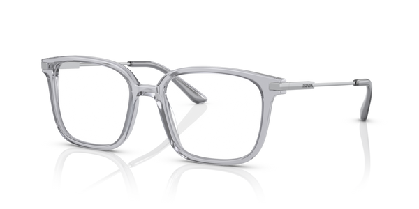 Occhiali da Vista Prada 0PR 04ZV Uomo Grey Crystal | Eleganza