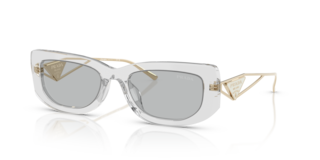 Occhiali da Sole Prada Donna 0PR 14YS Grigio Trasparente - Originali