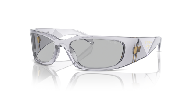 Occhiali da Sole Prada Donna PR A14S Grigio Trasparente | Originali