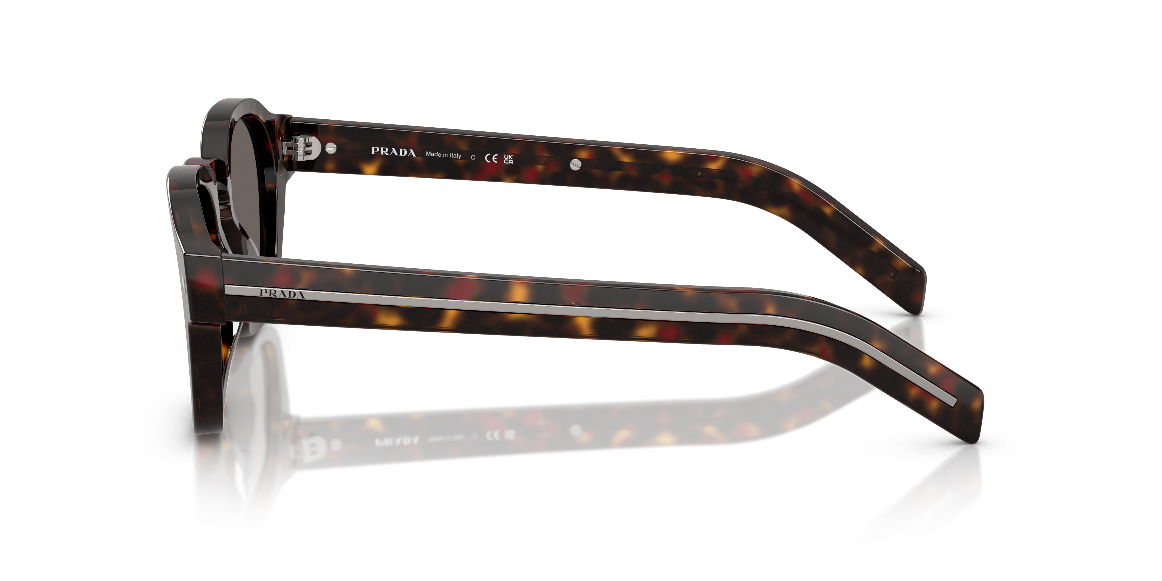 Occhiali da Sole Prada A16S Uomo Transparent Clay | Spedizione Veloce