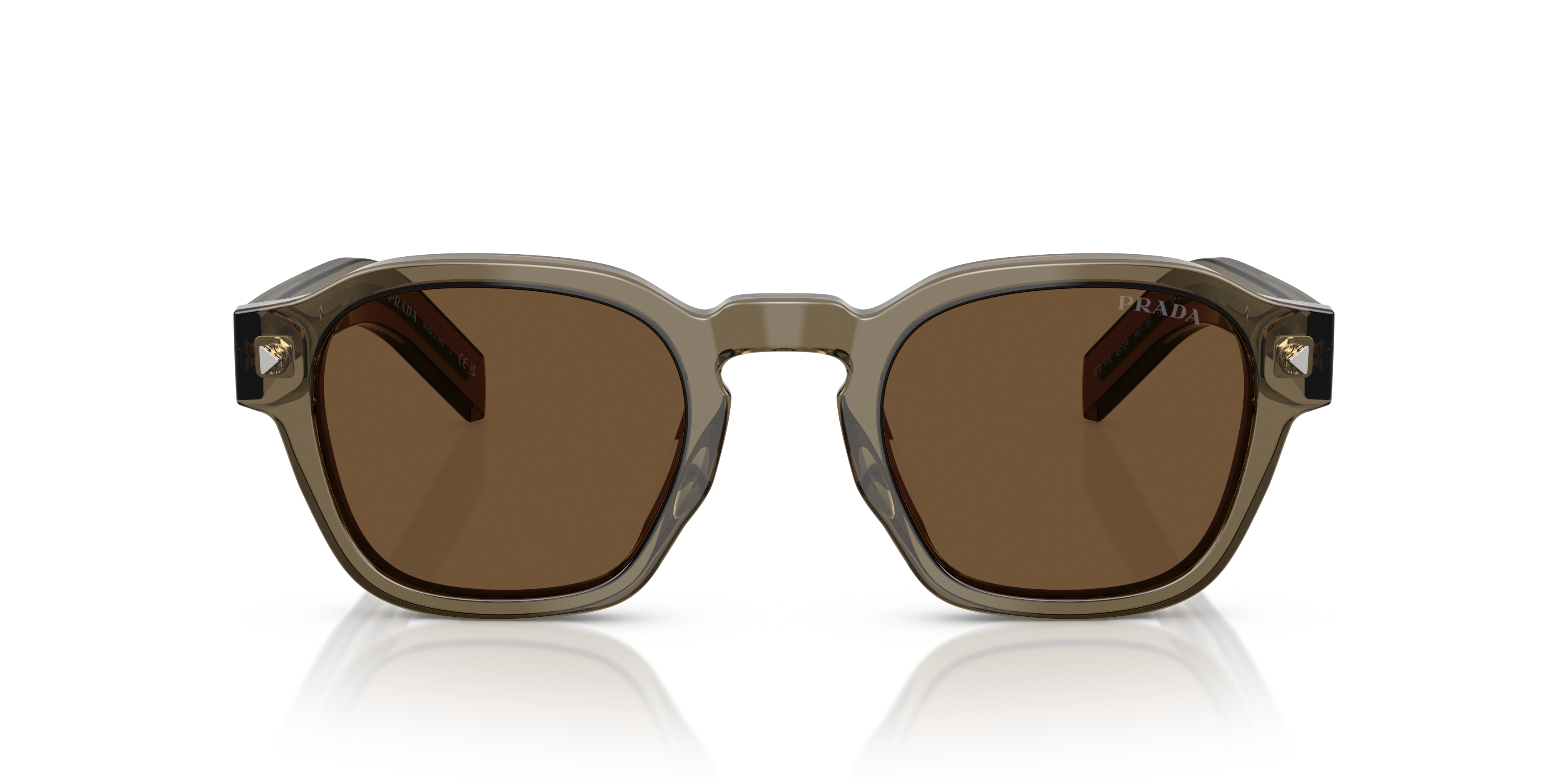 Occhiali da Sole Prada A16S Uomo Transparent Clay | Spedizione Veloce