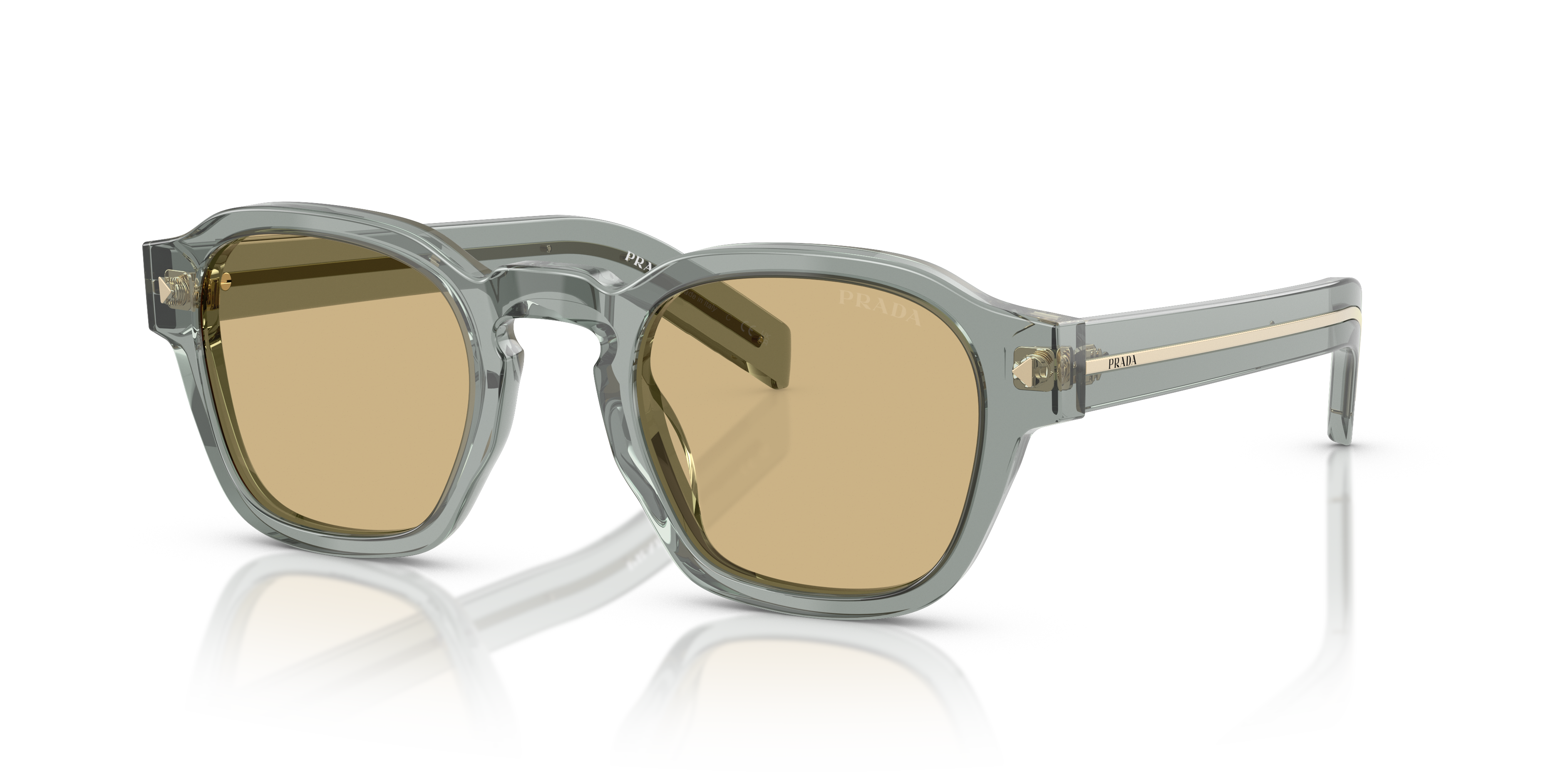 Occhiali da Sole Prada A16S Uomo Transparent Clay | Spedizione Veloce