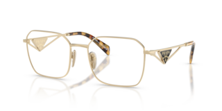 Occhiali da Vista Prada 0PR A51V Donna - Oro Pallido | Eleganza Chic