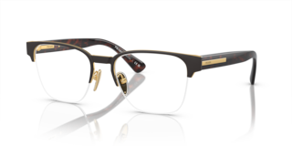 Occhiali da Vista Prada Uomo 0PR A52V Marrone Opaco - Eleganza Maschil