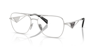 Prada 0PR B50V Occhiali da Vista Donna Silver - Eleganza Iconica