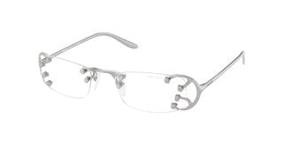 Occhiali da Sole Prada Donna 0PR C57S Argento Nouveau
