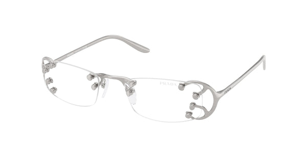 Occhiali da Sole Prada Donna 0PR C57S Argento Nouveau