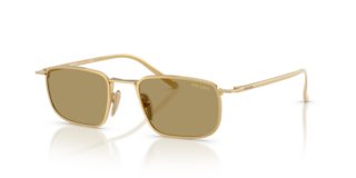 Prada 0PR D52S Gold Uomo: Occhiali da Sole Iconici e Originali