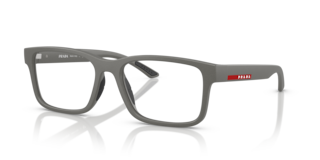 Occhiali da Vista Prada Linea Rossa 0PS 01RV Uomo Grigio Metallizzato