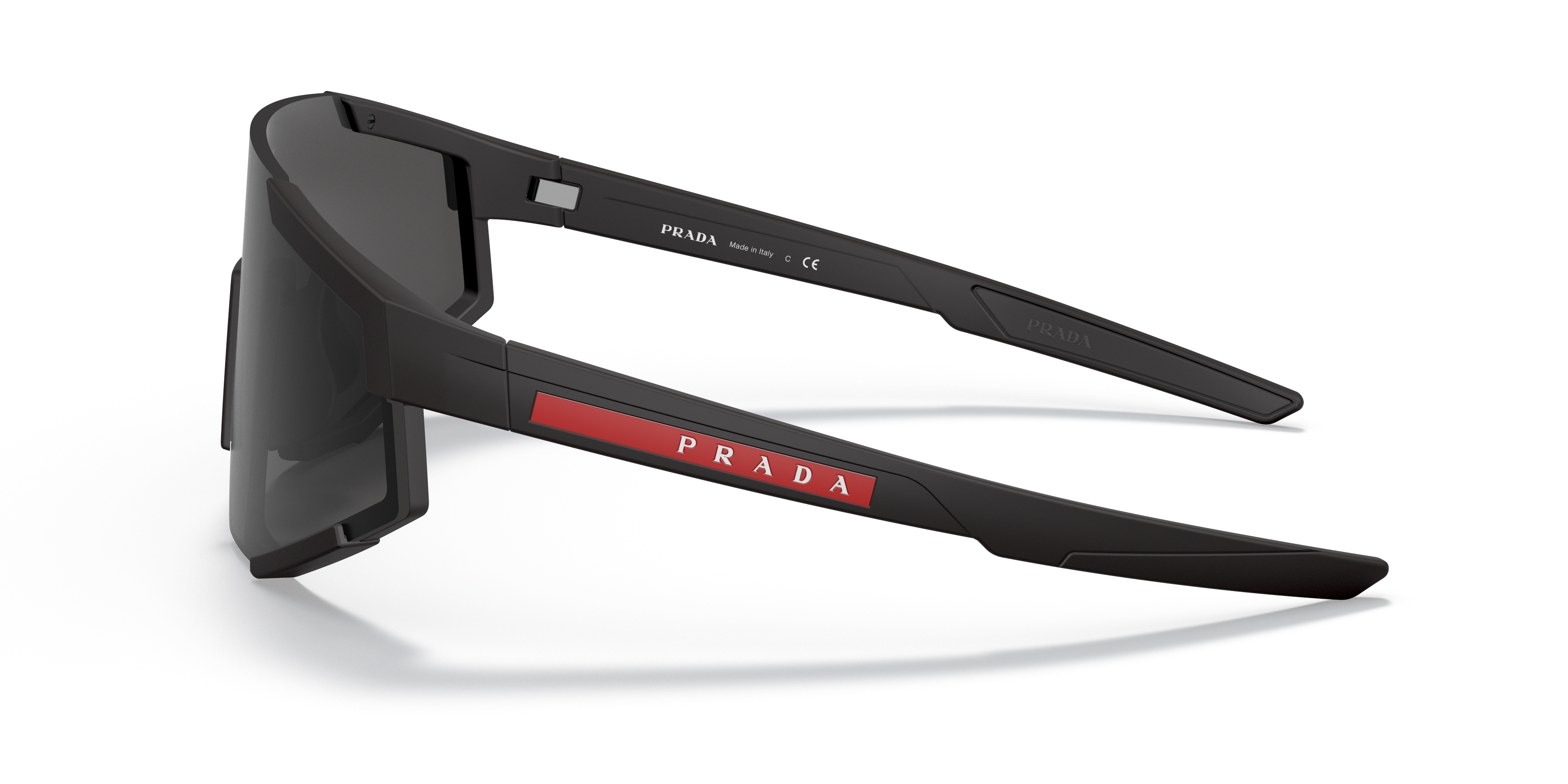 PRADA LINEA ROSSA PS 04WS - DG006F BLACK RUBBER | MEN'S SUNGLASSES 