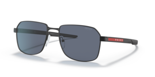 PRADA LINEA ROSSA PS 54WS - DG010A GOMMA NERA | OCCHIALE DA SOLE UOMO CALIBRO 74