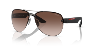 Occhiali da Sole Prada Linea Rossa Uomo Gunmetal PS 55YS Originali