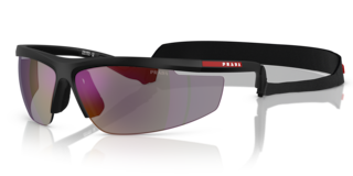 Occhiali da Sole Prada Linea Rossa PS A02S Matte Black Uomo
