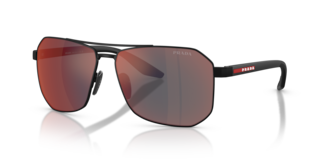 Occhiali da Sole Prada Linea Rossa 0PS A53S Rubber Black Uomo