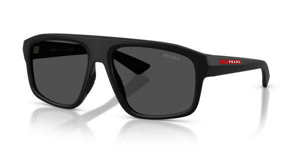 Occhiali da Sole Uomo Prada Linea Rossa PS B02S Nero Opaco