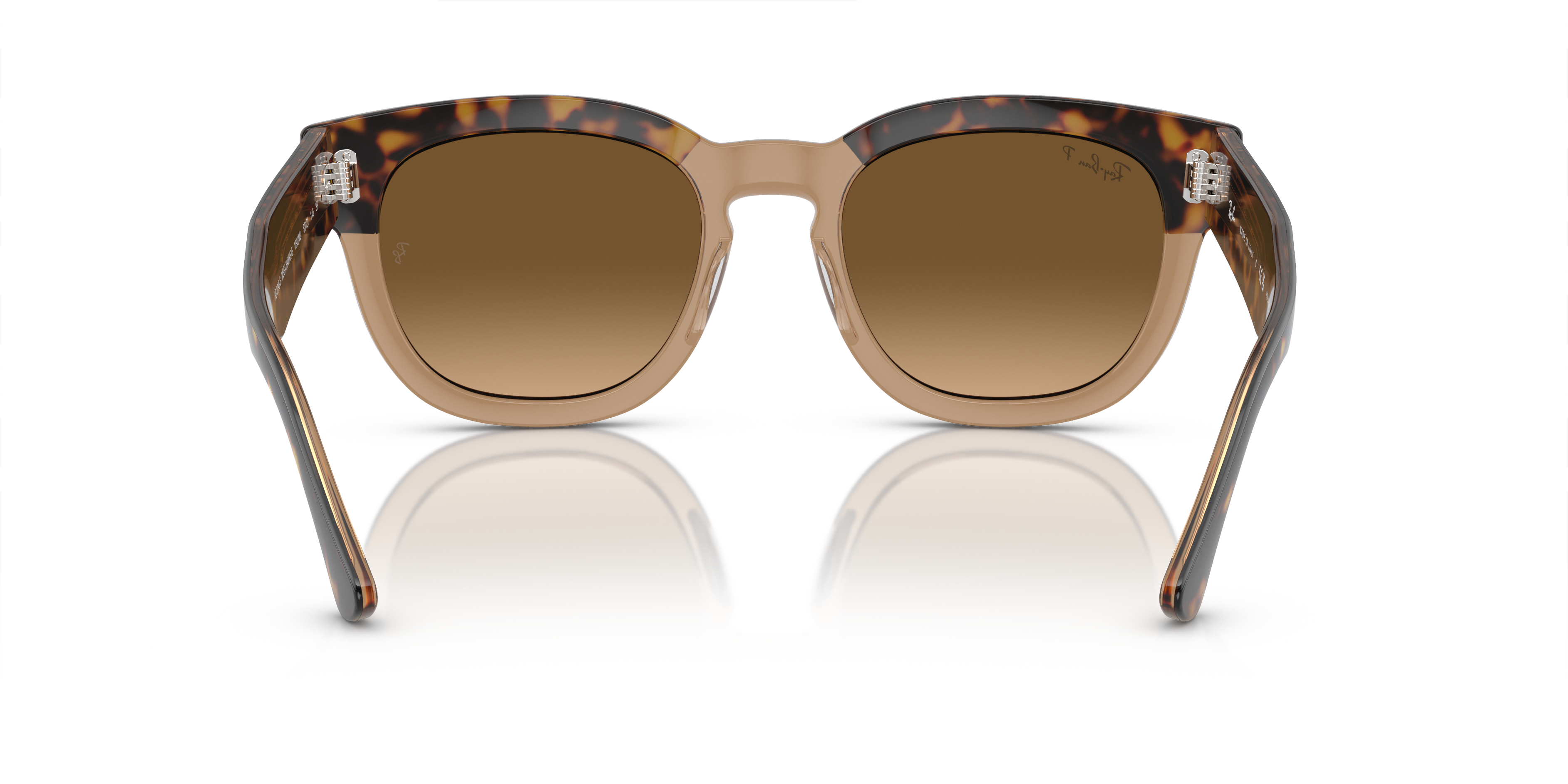 RAY-BAN RB 0298S MEGA HAWKEYE 1292M2 HAVANA ON TRANSPARENT BROWN | UNISEX SUNGLASSES 