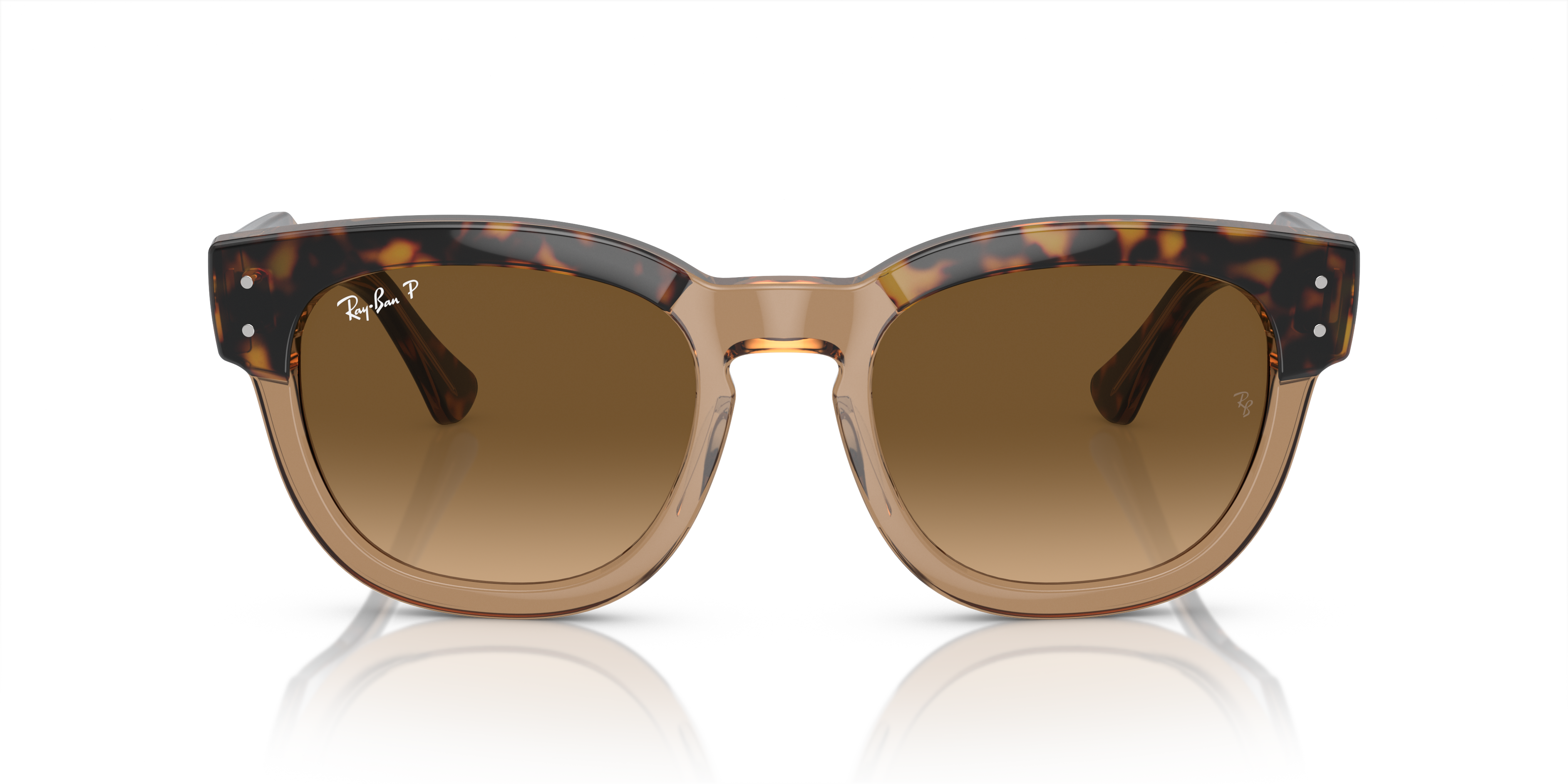 RAY-BAN RB 0298S MEGA HAWKEYE 1292M2 HAVANA ON TRANSPARENT BROWN | UNISEX SUNGLASSES 
