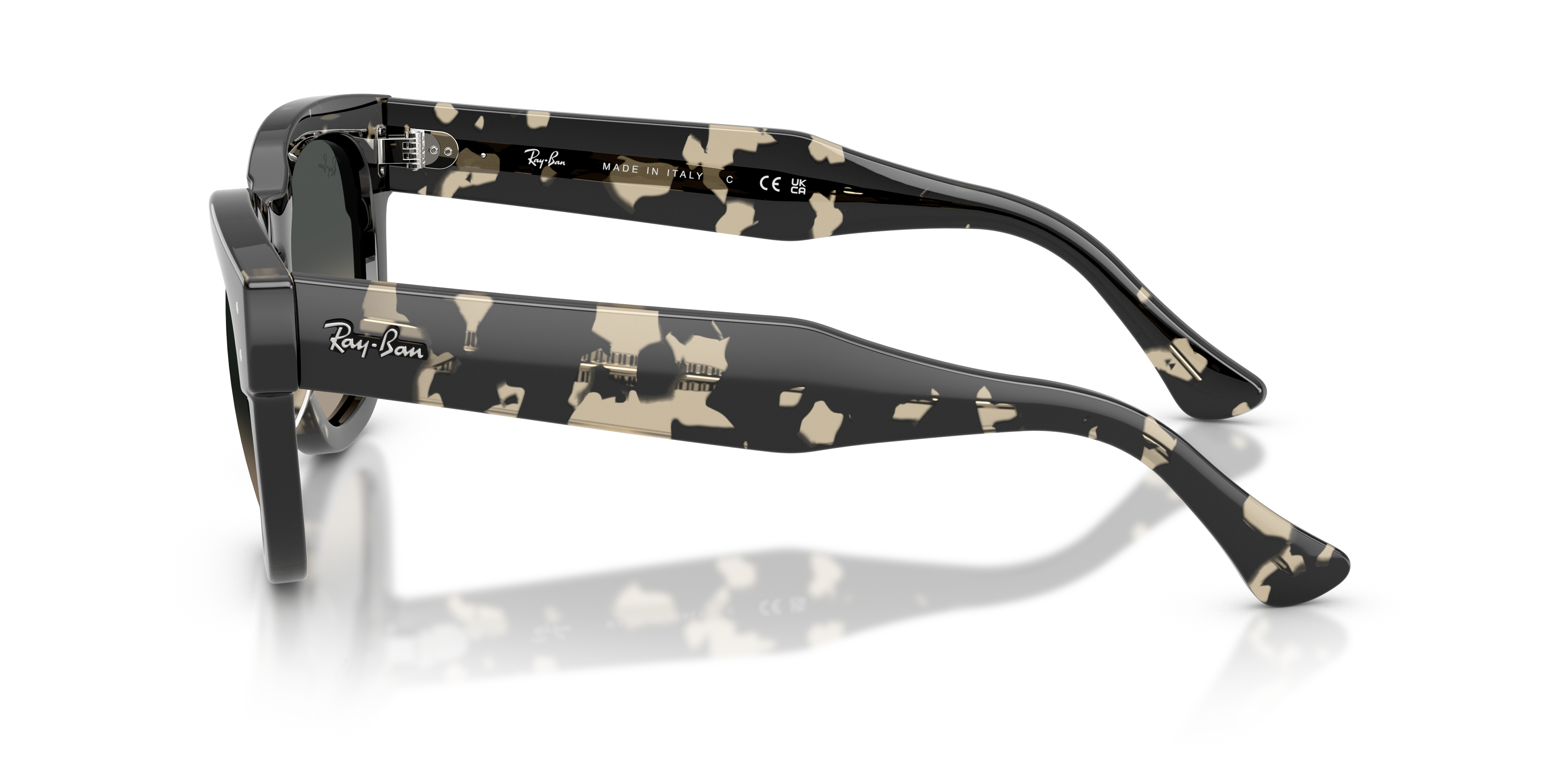 RAY-BAN RB 0298S MEGA HAWKEYE 1292M2 HAVANA ON TRANSPARENT BROWN | UNISEX SUNGLASSES 