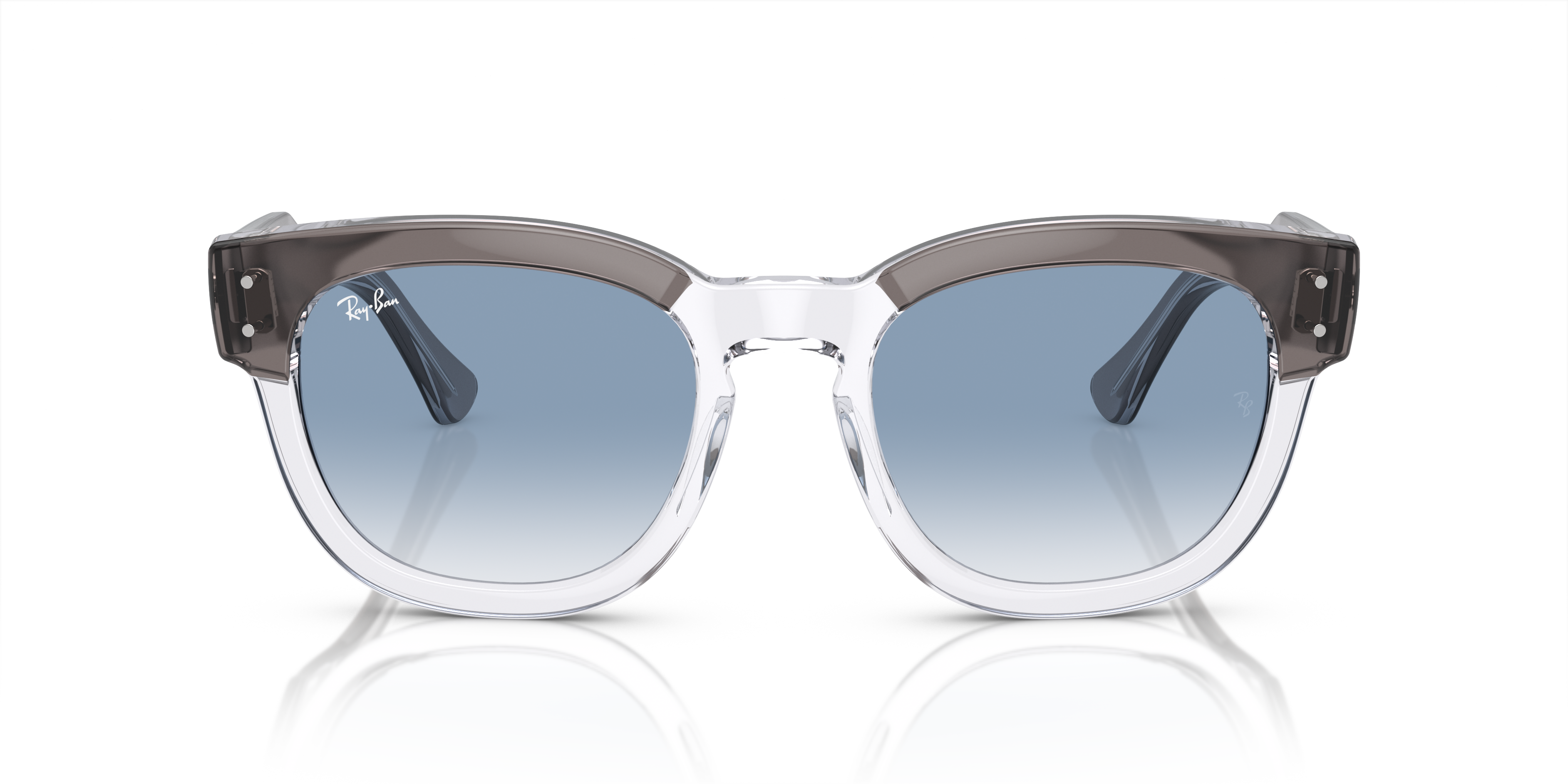 RAY-BAN RB 0298S MEGA HAWKEYE 1292M2 HAVANA ON TRANSPARENT BROWN | UNISEX SUNGLASSES 