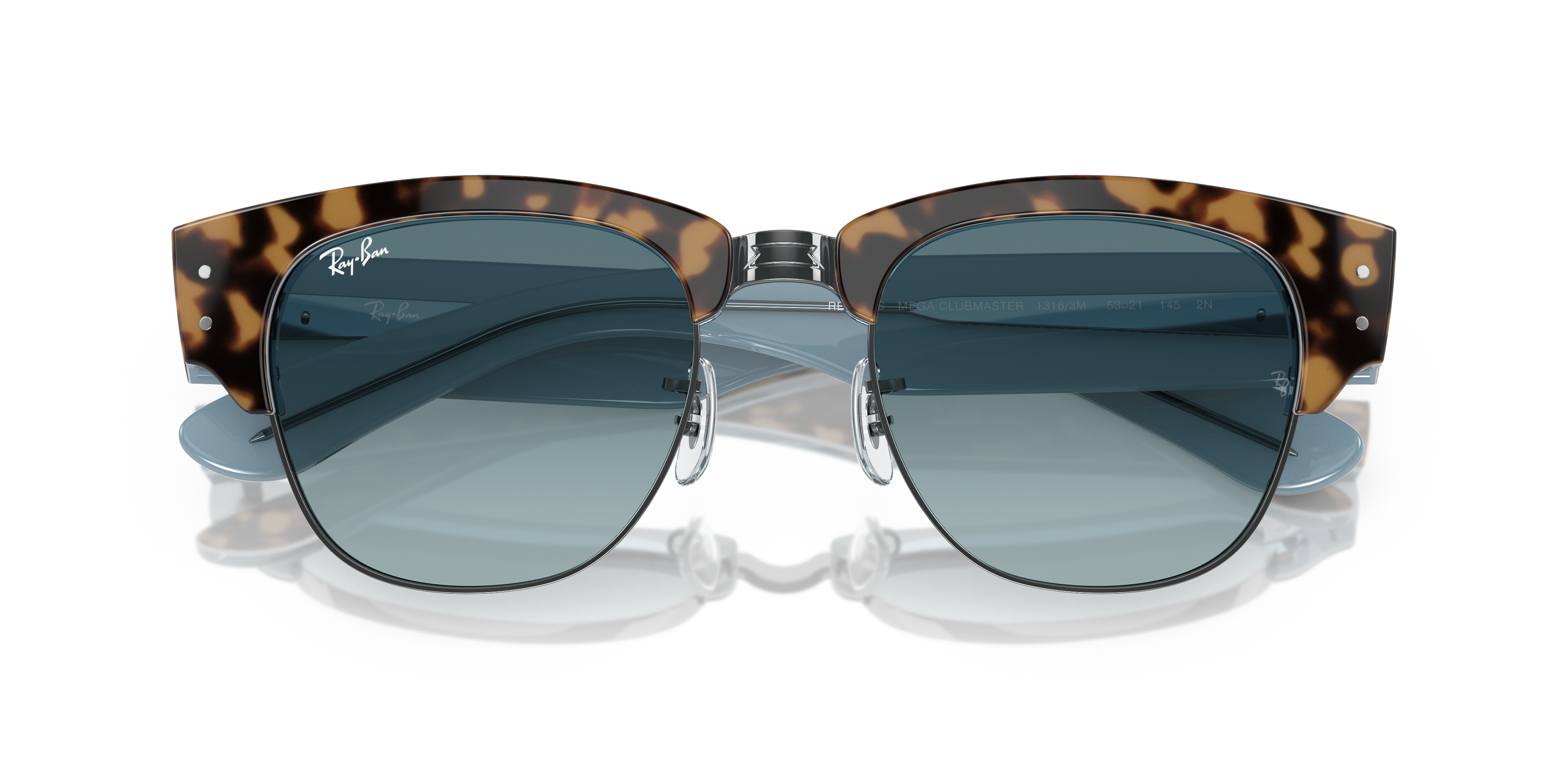 Occhiali da sole Ray-Ban Mega Clubmaster Havana 0RB0316S Unisex