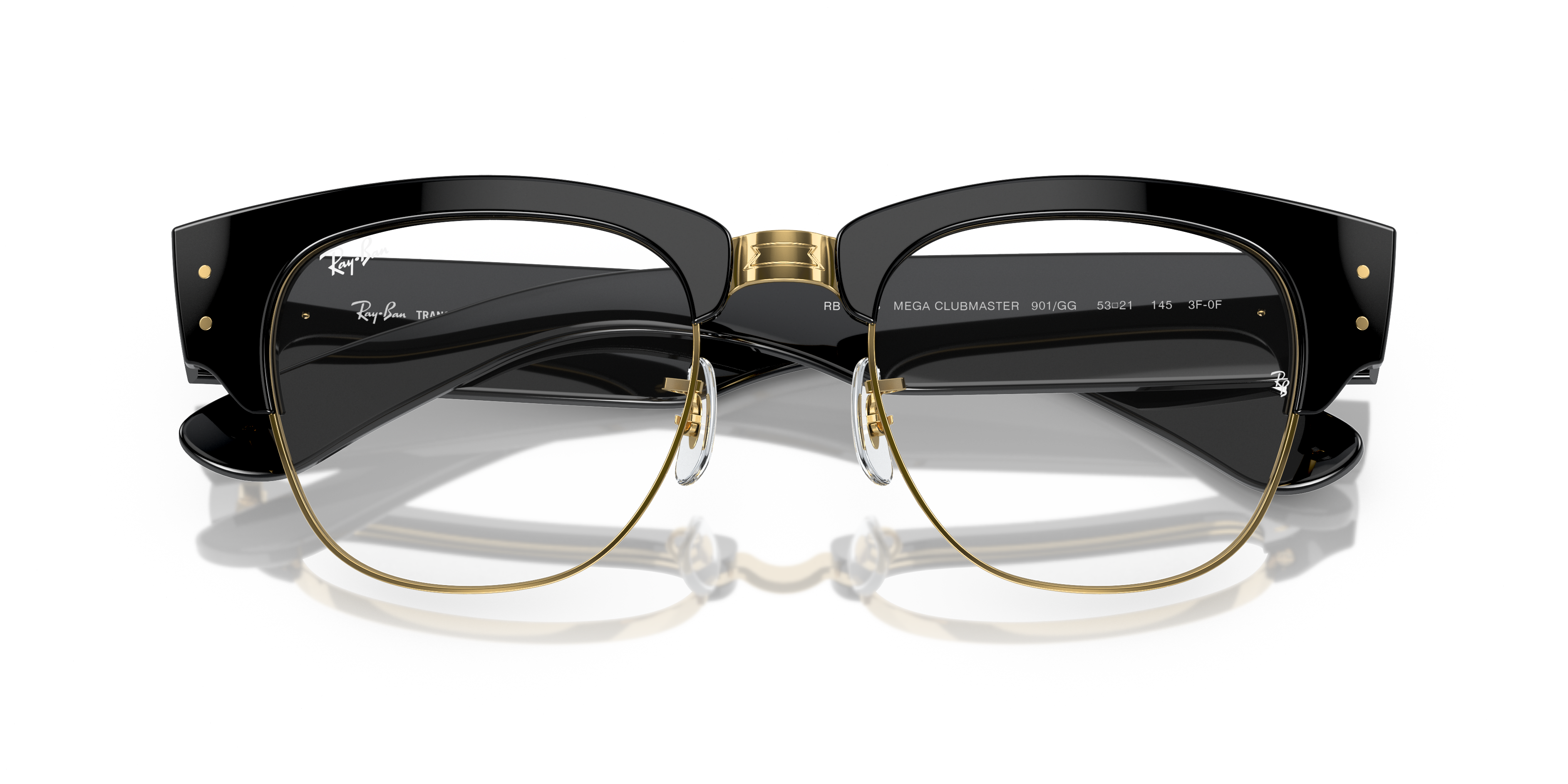 Occhiali da sole Ray-Ban Mega Clubmaster Havana 0RB0316S Unisex