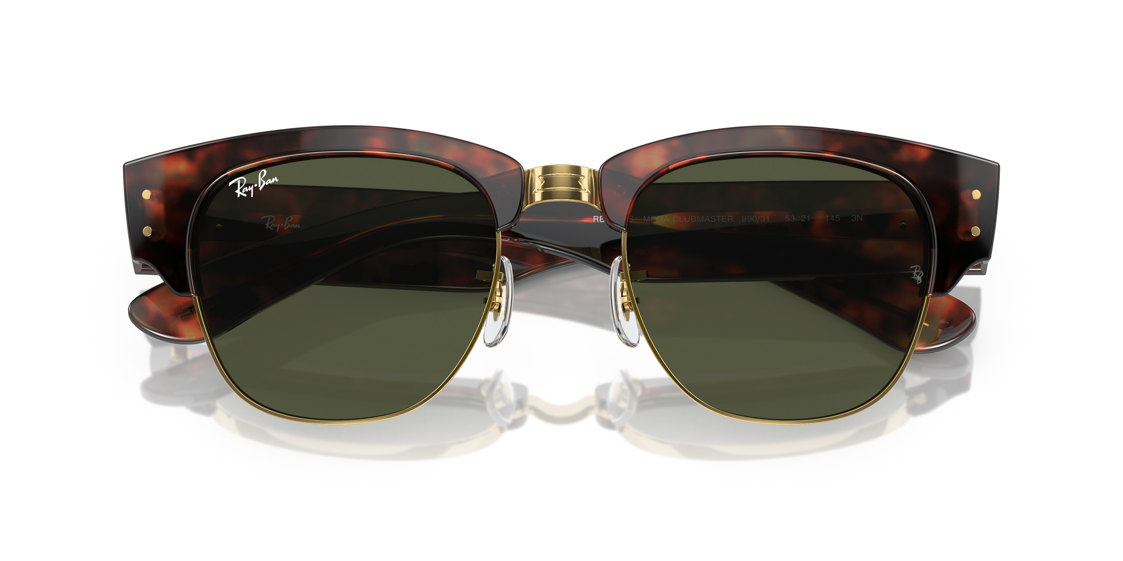 Occhiali da sole Ray-Ban Mega Clubmaster Havana 0RB0316S Unisex