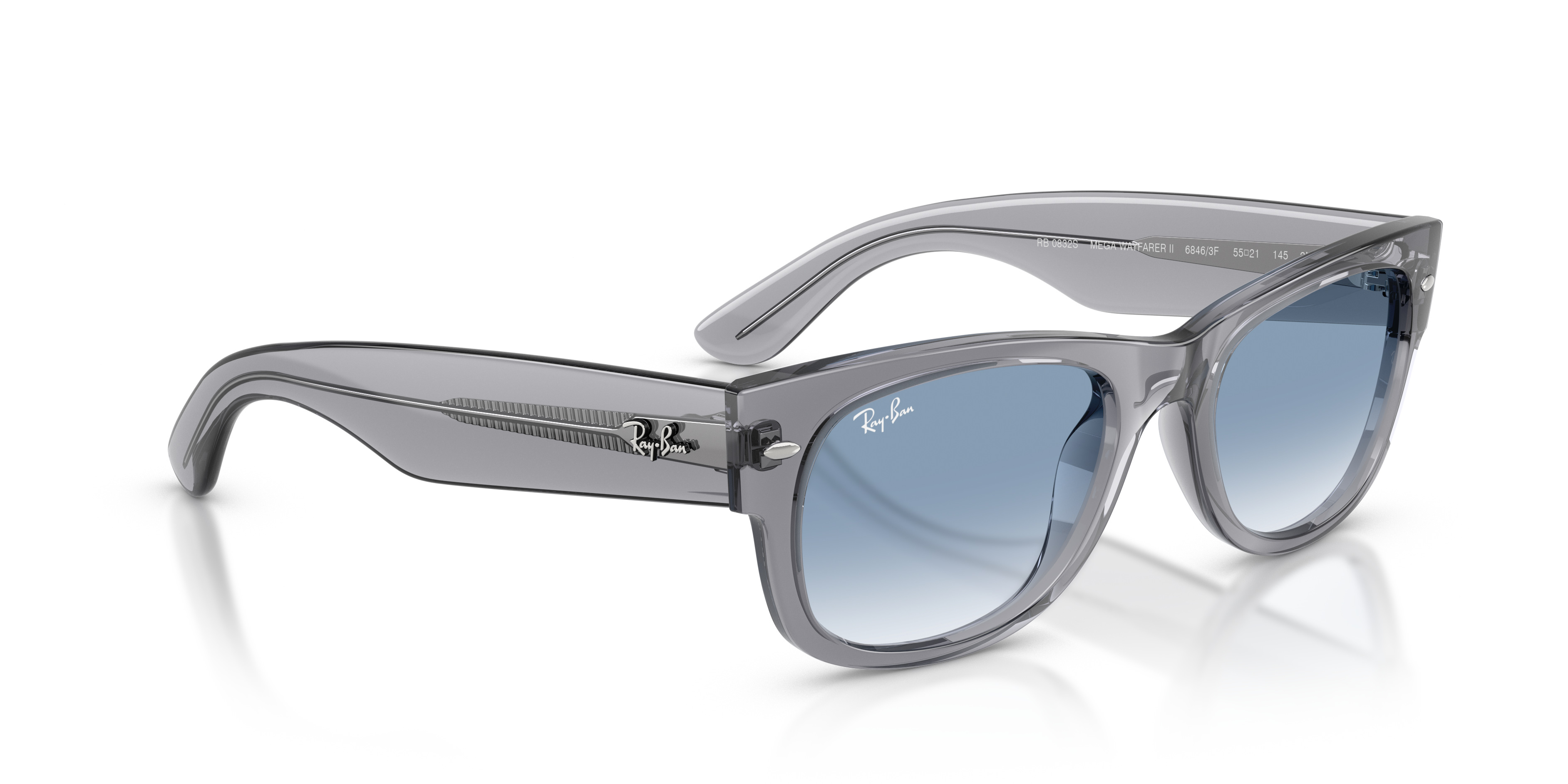 Occhiali da Sole Ray-Ban Mega Wayfarer II Havana - Originali 0RB0832S