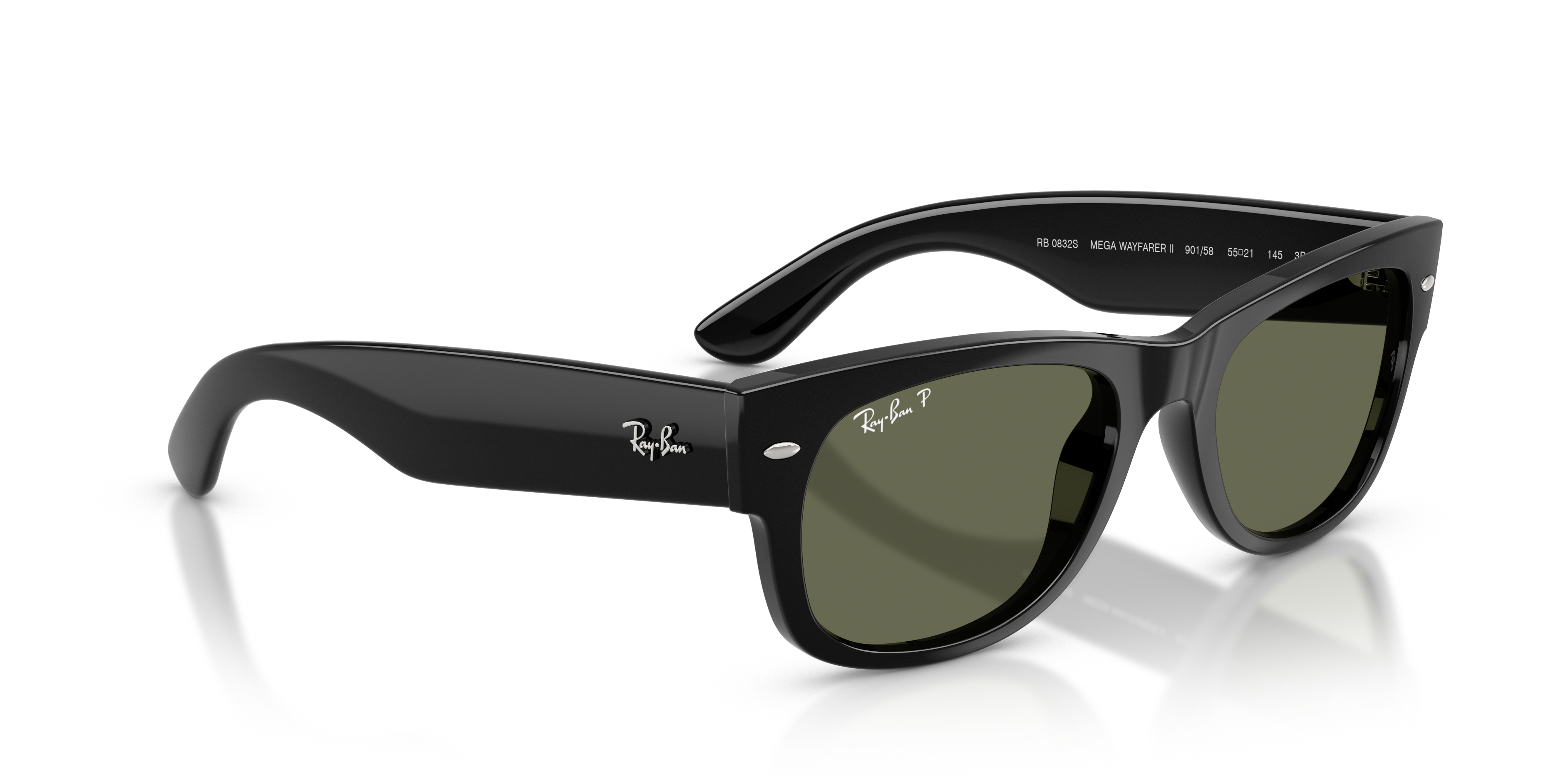 Occhiali da Sole Ray-Ban Mega Wayfarer II Havana - Originali 0RB0832S