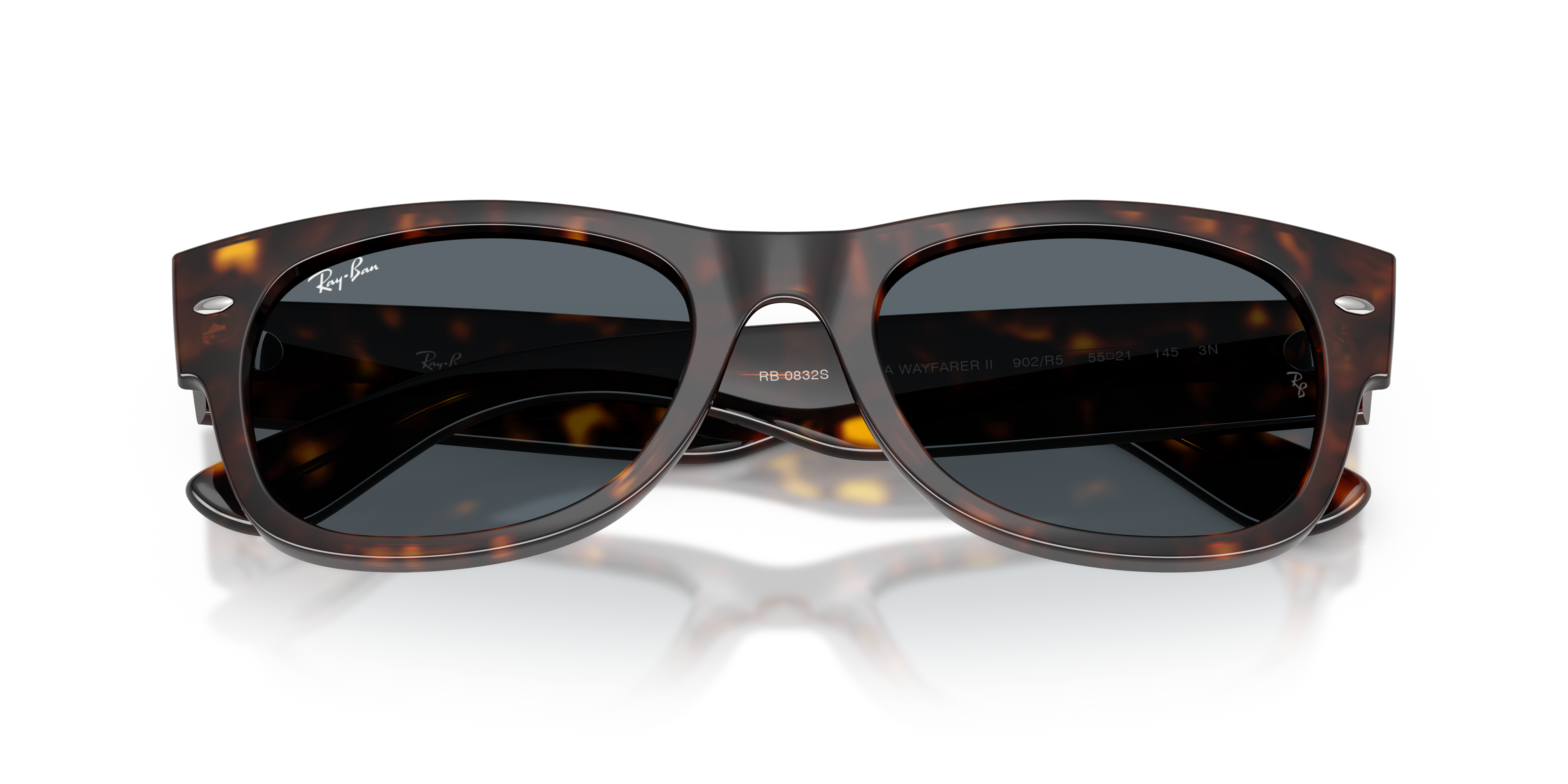 Occhiali da Sole Ray-Ban Mega Wayfarer II Havana - Originali 0RB0832S