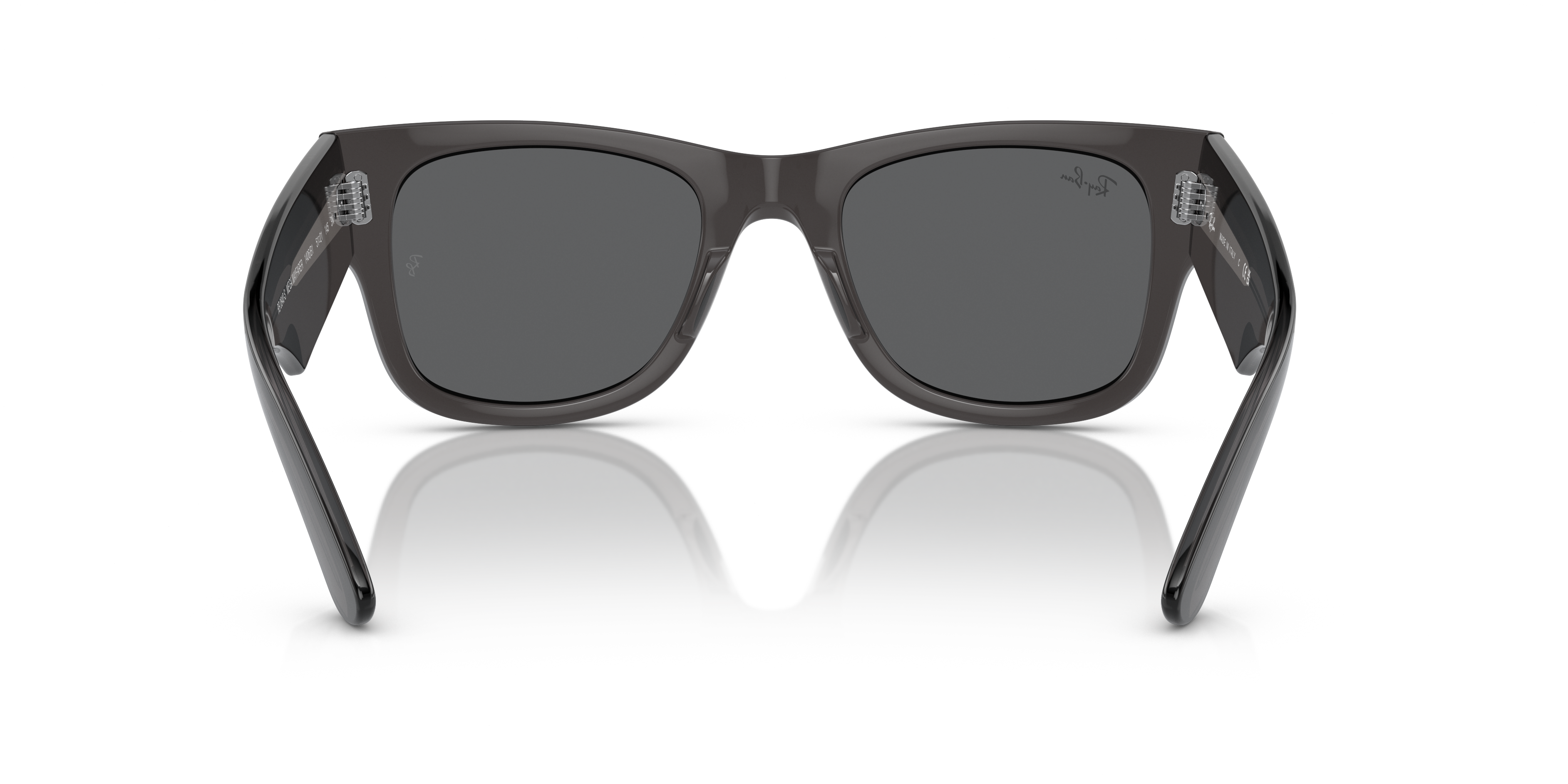 Ray-Ban Mega Wayfarer Marrone Trasparente - Occhiali da Sole Unisex