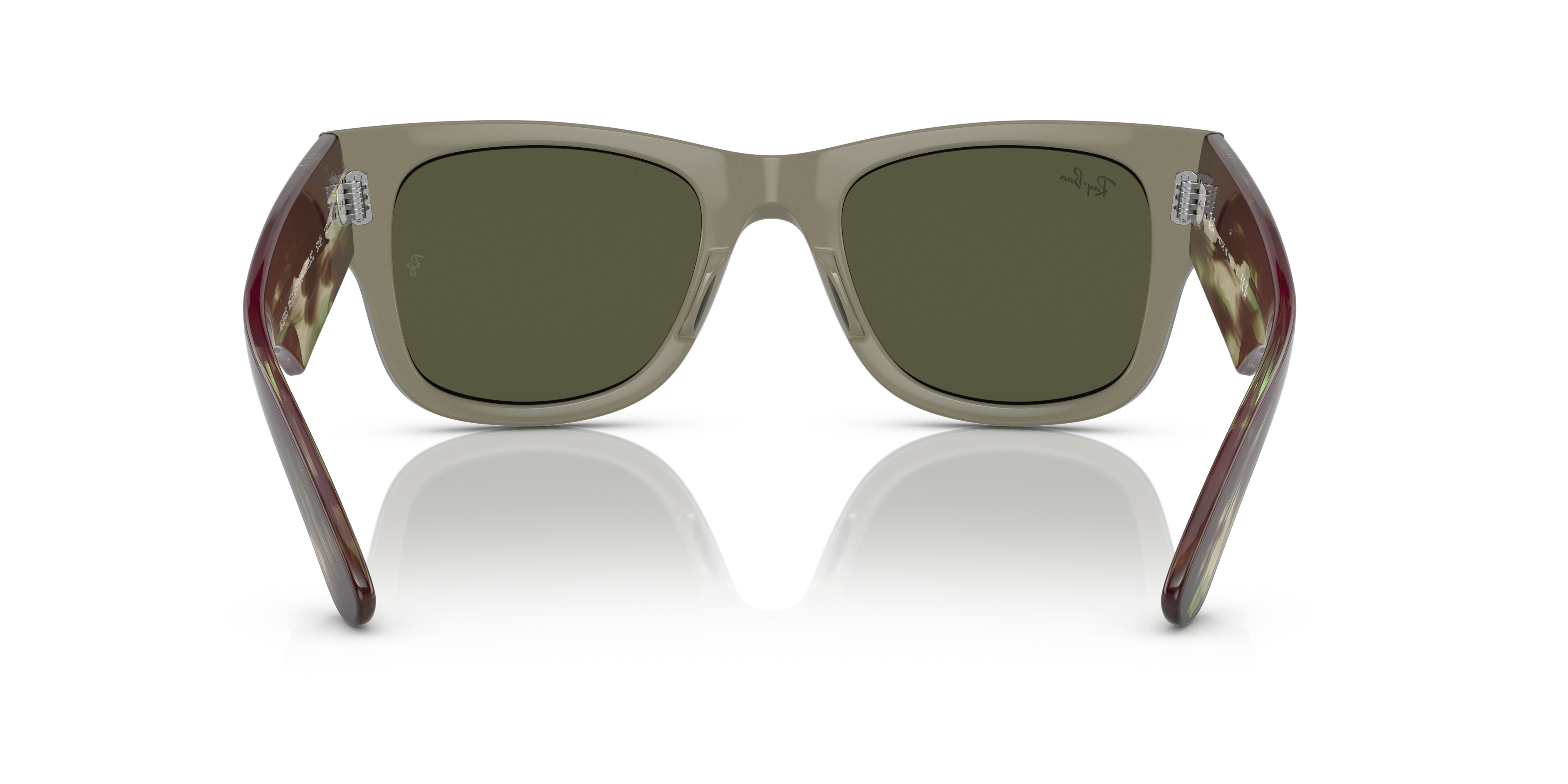 Ray-Ban Mega Wayfarer Marrone Trasparente - Occhiali da Sole Unisex