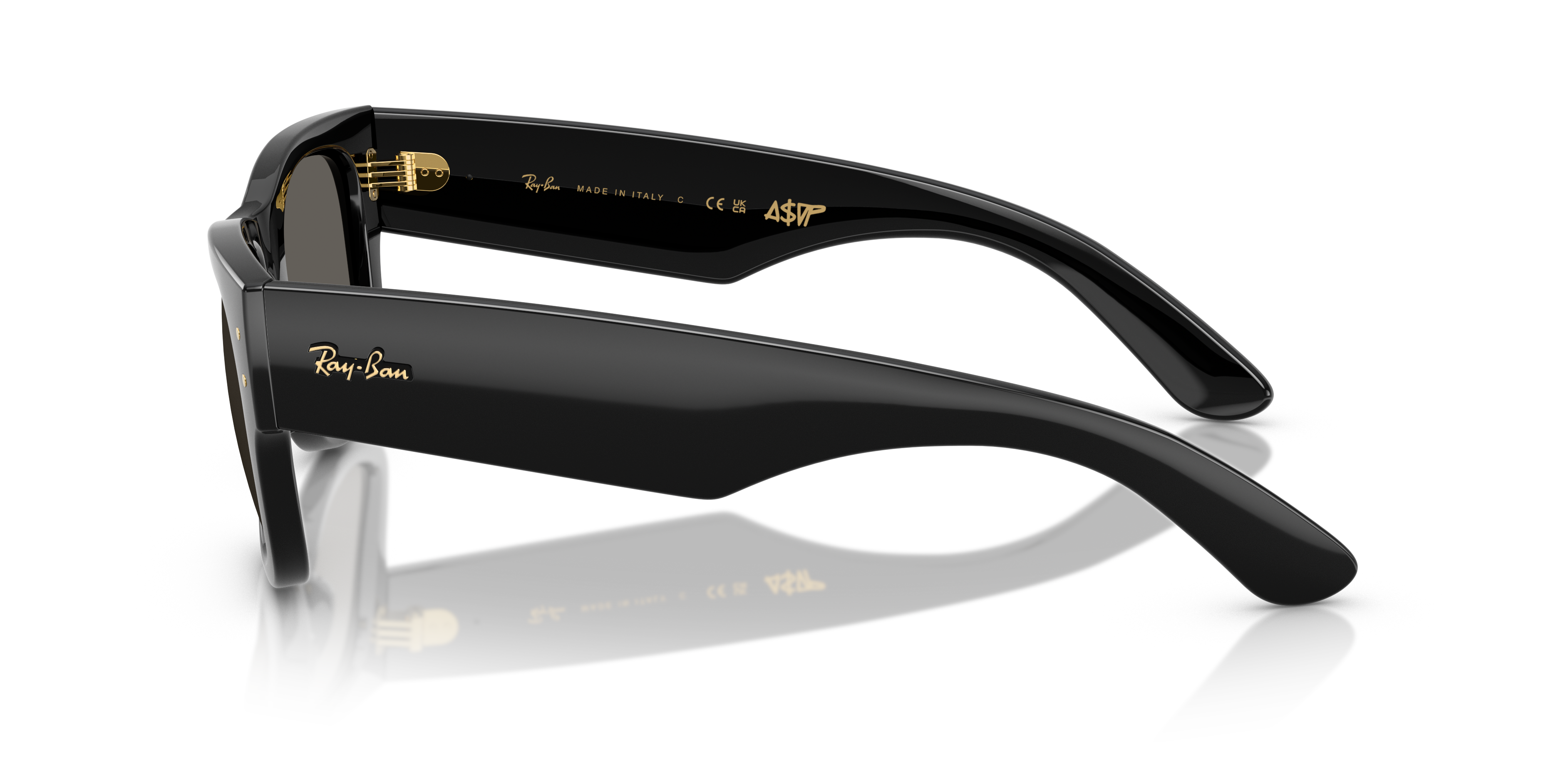 Ray-Ban Mega Wayfarer Marrone Trasparente - Occhiali da Sole Unisex