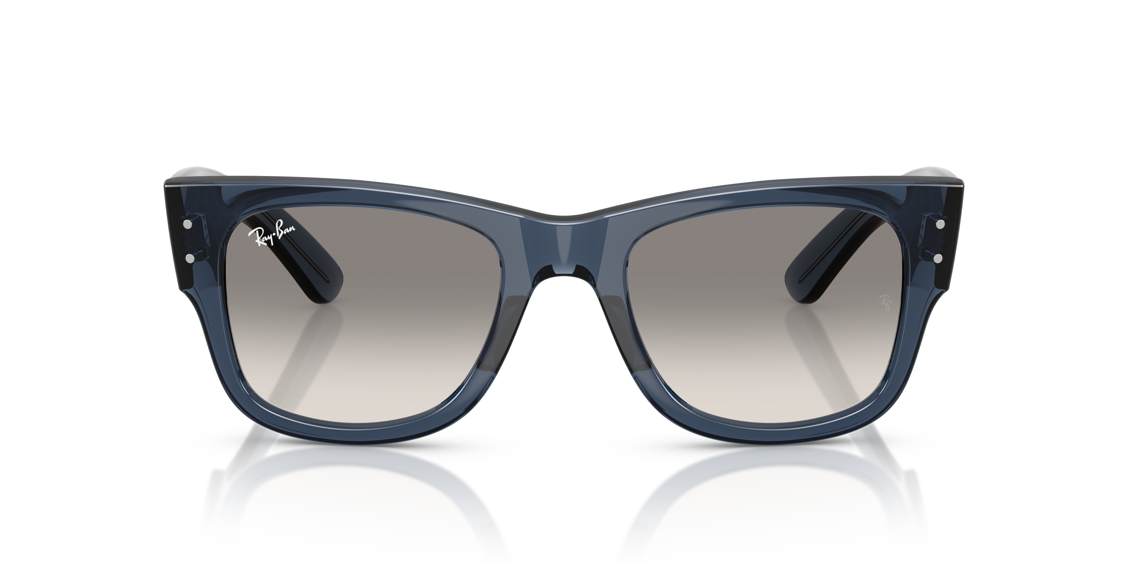 Ray-Ban Mega Wayfarer Marrone Trasparente - Occhiali da Sole Unisex